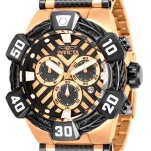 INVICTA BOLT MEN WATCH 52MM COLOR ROSE GOLD & GUNMETAL